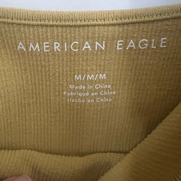 American Eagle Outfitters Mustard Tank Crop Top - Picture 8 of 8